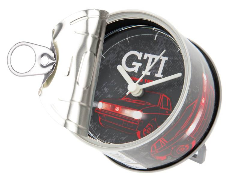 VW Collection by BRISA Tischuhr Vintage Volkswagen Uhr magnetischer Wecker im GTI Design von VW Collection by BRISA