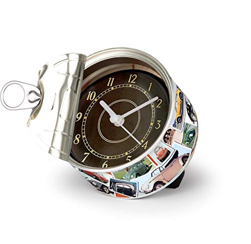 BRISA VW Collection - Volkswagen Käfer Beetle Tisch-Uhr, Magnet-Uhr, MyClock auch personalisierbar, Foto-Geschenk (Briefmarken) von BRISA