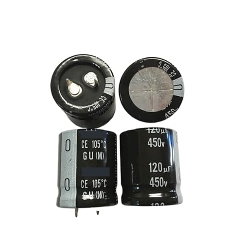 VWWJCCRO (1PCS) 450V120UF 25X30 electrolytic Capacitor 120UF 450V 25 * 30 GU 105 Degrees von VWWJCCRO