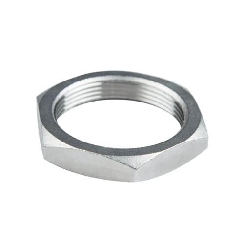 VWWJCCRO 1/4'' - 2'' Female Thread Hexagon Hex Nut 304 Stainless Steel DN8 - DN50 Water Pipe Fitting Joint Connector(1-1/2") von VWWJCCRO