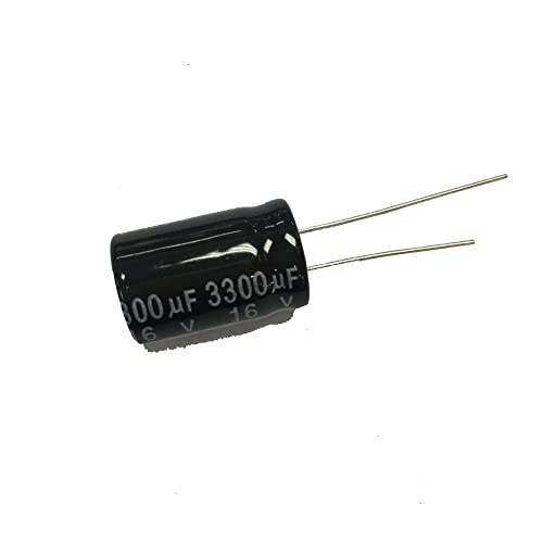 VWWJCCRO 100PCS Electrolytic capacitors 3300uf 16V 16V3300UF 13 * 21MM von VWWJCCRO