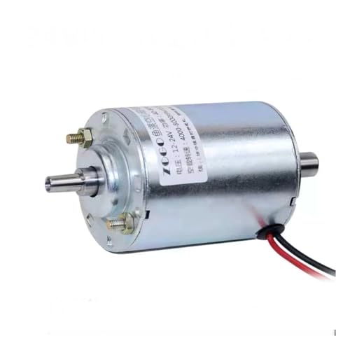 VWWJCCRO 12 V 24 V 8000 U/min 80 W JT0 Kegel Hohlschaft DC Kohlebürste elektronischer Starter 51 mm DIY Fischpose Bett elektronischer Starter 10 mm mit 4 mm Hohlschaft von VWWJCCRO