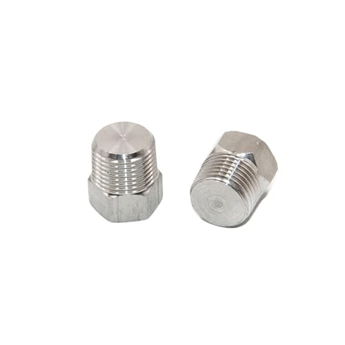 VWWJCCRO 1PC 3/8" BSPT Male Thread 304 Stainless Steel End Hex Head External Hexagon Head Cap VWWJCCRO 1PC 3/8" BSPT Male Thread 304 Stainless Steel End Hex Head External Hexagon Head Cap von VWWJCCRO
