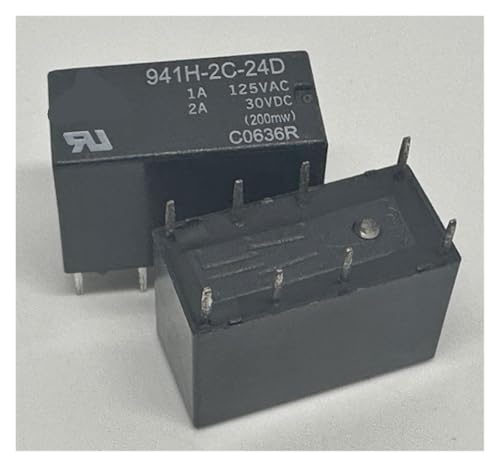 VWWJCCRO 1pc 941H-2C-24D 200MW (4078-5V/12V/24V-2A) Relay 8pins von VWWJCCRO