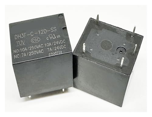 VWWJCCRO 1pc DH3F-C-12D-SS (T73-1C-12V-10A) Relay 5 pins von VWWJCCRO