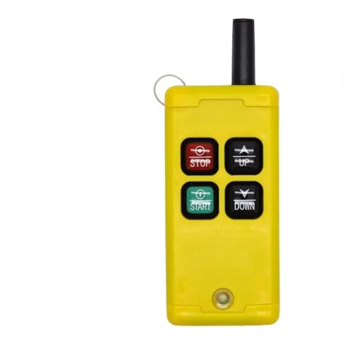 VWWJCCRO 1pc Electric Block Electric Hoist Wireless Remote Control for Lifter/Crane/Winding Engine 24V 36V 220V 380V Transmitter(IP64)(1TX(Need Serial NO.),AC220V) von VWWJCCRO