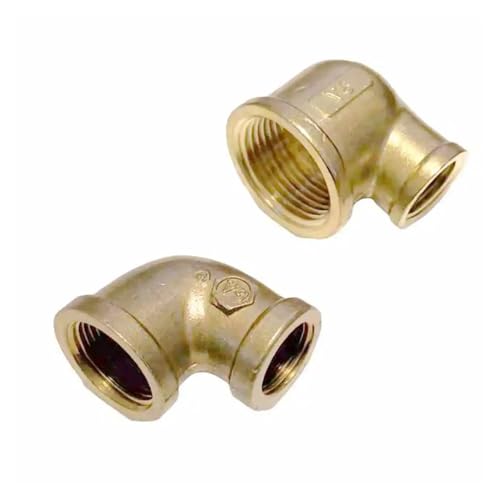 VWWJCCRO 1pc Female-Female Reduce 3/4"- 1/2" BSPP Brass 90 Degree Elbow Round Pipe Fitting Reducer VWWJCCRO 1pc Female-Female Reduce 3/4"- 1/2" BSPP Brass 90 Degree Elbow Round Pipe Fitting Reducer von VWWJCCRO
