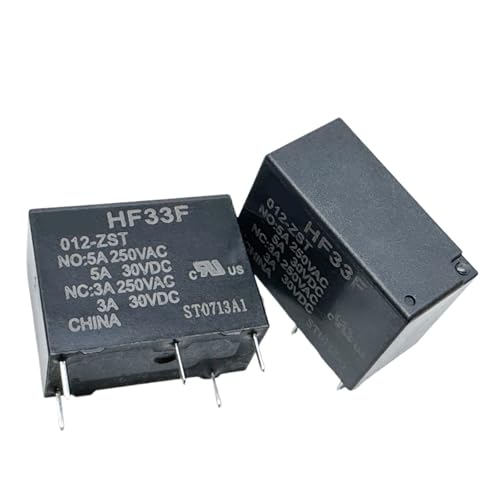 VWWJCCRO 1pc HF33F 012-ZST 12V (33FC-5V/12V/24V-5A) Relay 5pins von VWWJCCRO