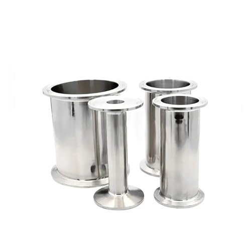 VWWJCCRO 1pc Pipe OD 38MM Ferrule OD 50.5MM 204mm Length Tri Clamp Style Equal Straight 304 Stainless Steel Pipe von VWWJCCRO