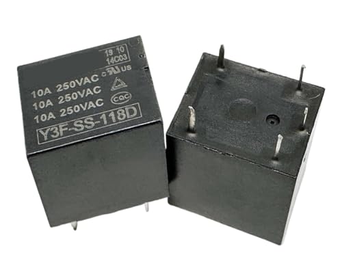 VWWJCCRO 1pc Y3F-SS-118D 18V Relay 5pins VWWJCCRO 1pc Y3F-SS-118D 18V Relay 5pins von VWWJCCRO