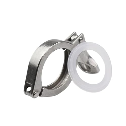 VWWJCCRO 2.5" x Ferrule OD 77.5mm Heavy Duty Tri Clamp SS304 Stainless Steel tri Fitting VWWJCCRO 2.5" x Ferrule OD 77.5mm Heavy Duty Tri Clamp SS304 Stainless Steel tri Fitting von VWWJCCRO