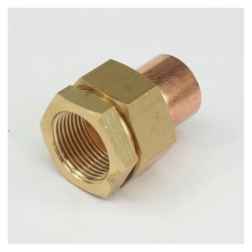 VWWJCCRO 3/4" BSP Brass Female-22mm I.D Copper Socket End Feed Union Pipe Adapter VWWJCCRO 3/4" BSP Brass Female-22mm I.D Copper Socket End Feed Union Pipe Adapter von VWWJCCRO