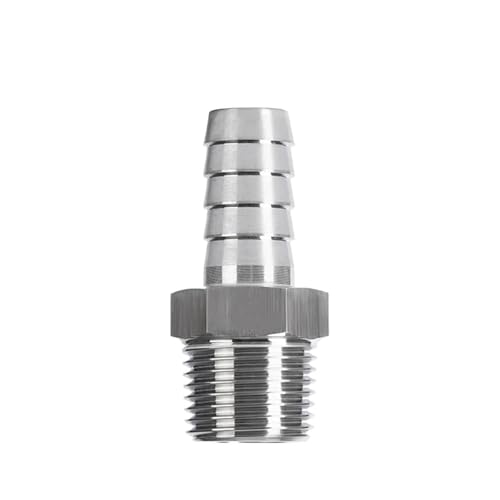 VWWJCCRO 8mm OD to M6x1mm Metric 304 Stainless Steel Pipe Fitting High Pressure Connector Adapter VWWJCCRO 8mm OD to M6x1mm Metric 304 Stainless Steel Pipe Fitting High Pressure Connector Adapter von VWWJCCRO