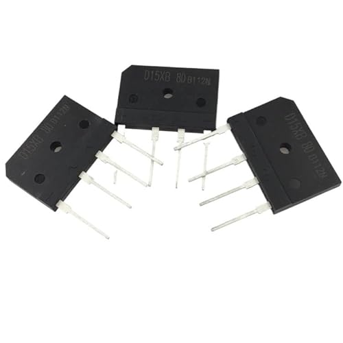 VWWJCCRO D15XB80 D15XB60 D15XB100 15A 800V Rectifier Device in-line Four-pin Bridge Stack Flat Bridge(D15XB100) von VWWJCCRO