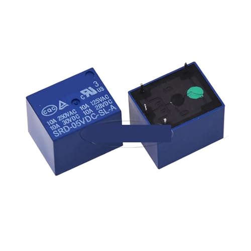 VWWJCCRO Leistungsrelais SRD-03VDC 05VDC 06VDC 09VDC 12VDC 24VDC 48VDC-SL-A C 4/5PIN 10A 250VAC (12VDC-SL-A 4PIN) von VWWJCCRO