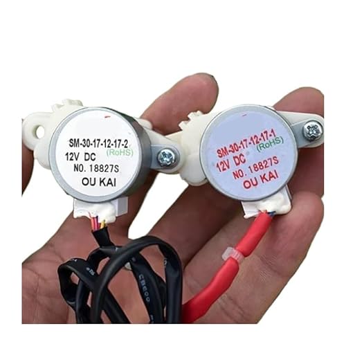 VWWJCCRO One Pair 30MM Stepper Reducer Electronic Starter DC 12V 4-Phase 5-Wire Dual Gearbox Valve Electronic Starter Dual Gearbox Large Reduction Ratio von VWWJCCRO