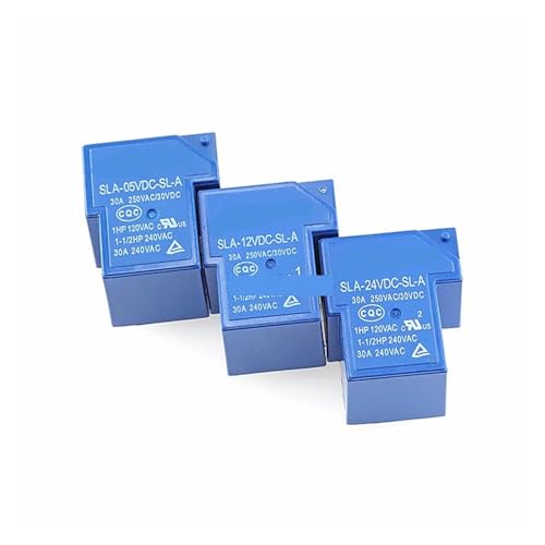 VWWJCCRO Relais SLA-05VDC -09VDC-12VDC-24VDC-SL-A 4PIN 30A 250VAC (12V-4PIN) 25 Stück von VWWJCCRO