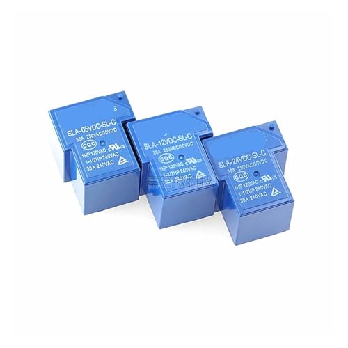 VWWJCCRO Relais SLA-05VDC-SL-C SLA-12VDC-SL-C SLA-24VDC-SL-C, 6-polig, 30 A, 250 AVC (12 V-6 PIN), 25 Stück von VWWJCCRO