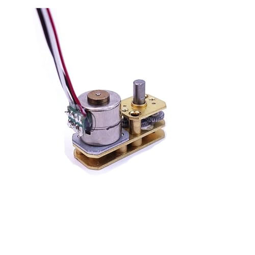VWWJCCRO SM1091GB1000 10mm Stepper Electronic Starter 5V 2rpm Slow Speed Precision Metal Gearbox Stepping Electronic Starter 7-Shaped von VWWJCCRO