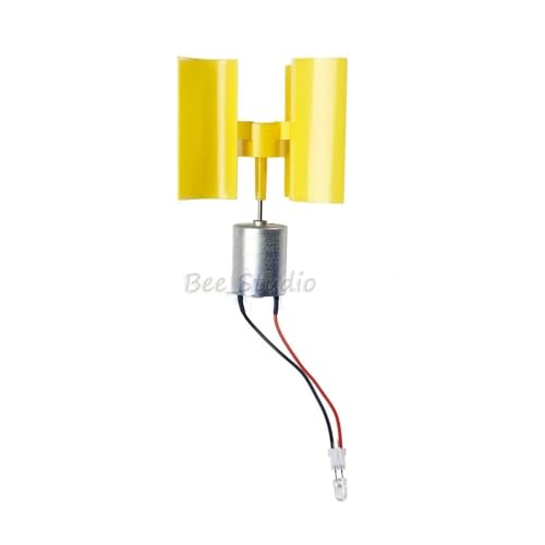 VWWJCCRO Vertical Wind Turbines Generator Small DC Electronic Starter +Blades +LED Light DIY Kit DC 5.5V 6000RPM VWWJCCRO Vertical Wind Turbines Generator Small DC Electronic Starter +Blades +LED Light DIY Kit DC 5.5V 6000RPM von VWWJCCRO