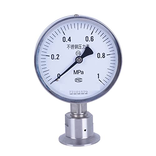 Dynamometer Gewinde-Manometer Edelstahl-Membran-Manometer Stoßfestes Manometer N/kg/lb/oz.(0~0,6) von VXDEFP