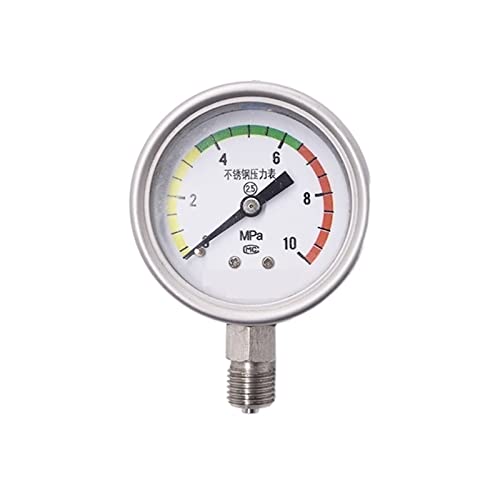 Dynamometer Manometer Ölgefülltes Manometer Stoßfestes Edelstahl-Manometer N/kg/lb/oz.(0~0,25) von VXDEFP