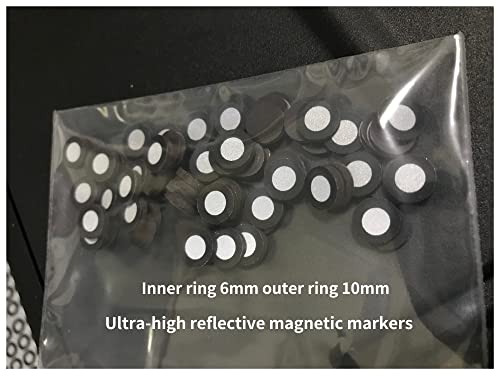 Handgehaltener 3D-Scanner Magnetischer 3D-Markierungspunkt Klebepunkt-Reflektor-Markierungspunkt 3D-Druck und -Scannen(1000points magnetism-01) von VXDEFP