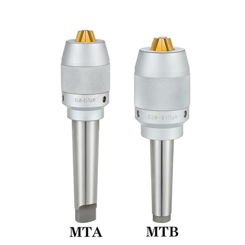 MT2 MT3 MT4 APU13 APU16 Werkzeughalter Apu Bohrfutter Serie Präzisions-CNC-integrierter selbstspannender Drehwerkzeughalter, Drechselfutter für Holz, mehrere Verwendungsszen(MTA3-APU13) von VXDEFP