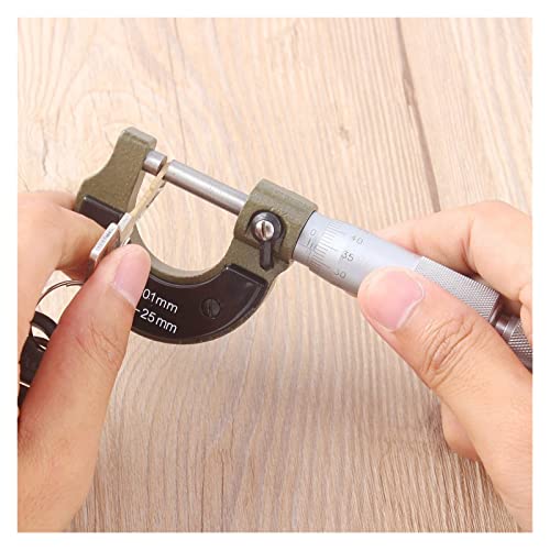 Mikrometer, 0-25 mm 0,01 mm Gauge Außenmetrik-Mikrometer-Werkzeug mit Metall for Mechanisten-Bremssattel-Werkzeug Mikrometer, 0-25 mm 0,01 mm Gauge Außenmetrik-Mikrometer-Werkzeug mit Metall for Mechanisten-Bremssattel-Werkzeug von VXDEFP