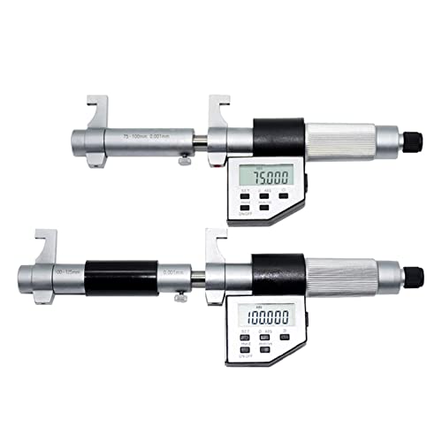 Mikrometer, Digitalmikometer 5-30 mm 25-50 mm 50-75 mm 75-100 mm IP54 Innenmikrometer 0,001 mm mm/Zoll elektronischer Bremssattel Präzision(334-oo-040,25-50mm Contain loop) von VXDEFP