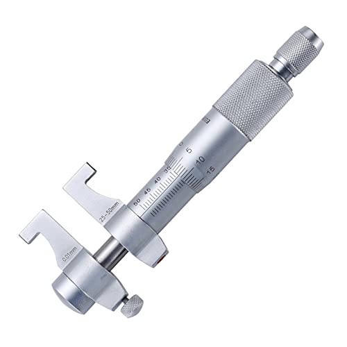 Mikrometer, Innerhalb von Mikrometern 25-50 mm/0,01 mm Carbid-Metrik-Ratschaliper-Messwerkzeuge von VXDEFP