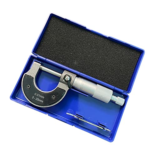 Mikrometer, Multifunktionales Dickenmesser Industrial Spiralmikometer, mit dem ein genaues und präzises Mess-Anti-Rust verwendet wird(0 to 25 mm) von VXDEFP