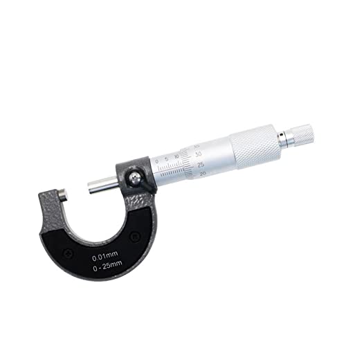 Mikrometer, Präzises Messgerät 0-25 mm 0,01 mm Außenmessstättenmessmessung Mikrometer Werkzeug Mikrometer, Präzises Messgerät 0-25 mm 0,01 mm Außenmessstättenmessmessung Mikrometer Werkzeug von VXDEFP