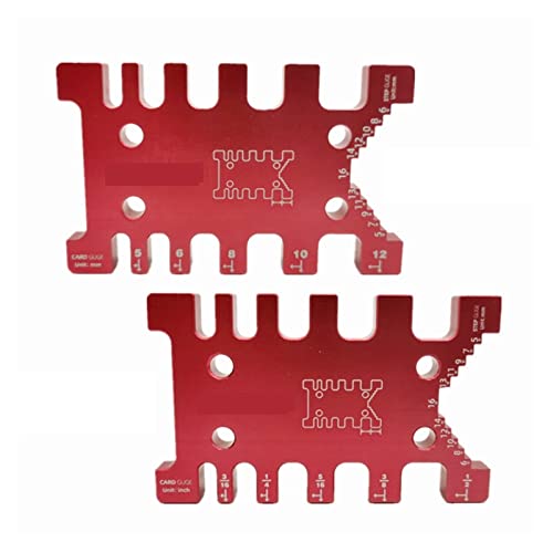 Multifunktionale Aluminium-Fräsertisch-Einsatzplatte mit Gehrungslehre Werkbänke Holzfräser-Trimmer-Modelle Graviermaschine(Aluminum Gauge Red) von VXDEFP