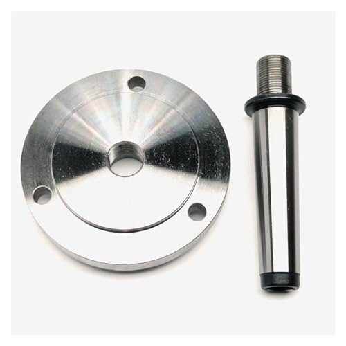 Passend for K11-80 K12-80 M14 x 1 mm M14 Morsekegel MT2 MT3 2MT 3MT Spindelschaft Schaftwelle DIY Holzdrehfutter Spindelstock Rückplatte, Drechselfutter für Holz, mehrere Verwendungsszen(K11 12 80 MT von VXDEFP