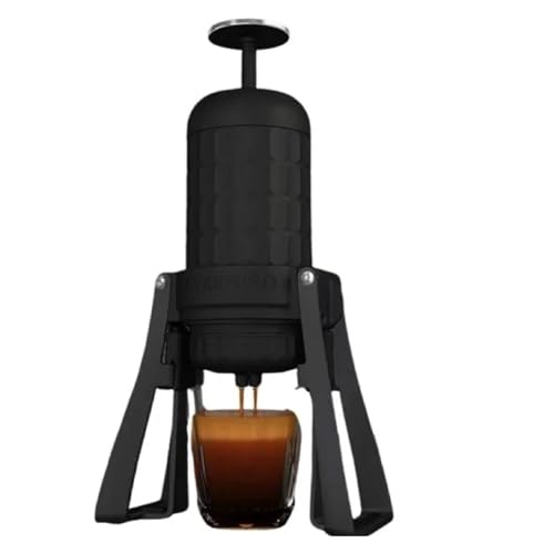 VXDEFP Kaffeemaschinen,Tragbare Kaffeemaschine, 15-20Bar SP300 Tragbare Kaffeemaschine Espressomaschine Einstellbarer Druck Abnehmbarer Halter Reisekaffee von VXDEFP