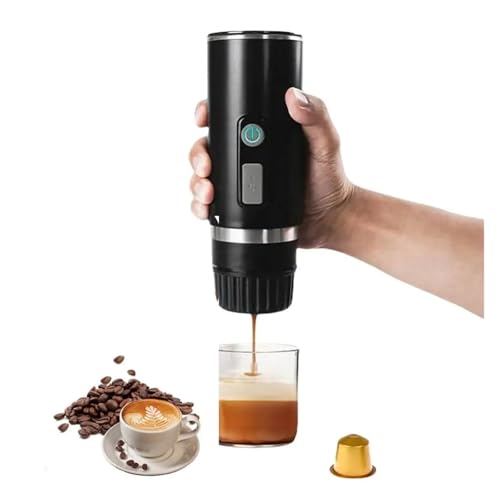 VXDEFP Kaffeemaschinen,Tragbare Kaffeemaschine, 3-in-1 Reisekaffeemaschine Passend for Kapseln/Pulver Elektrische Espressomaschine for Auto & Zuhause Camping Reisen VXDEFP Kaffeemaschinen,Tragbare Kaffeemaschine, 3-in-1 Reisekaffeemaschine Passend for Kapseln/Pulver Elektrische Espressomaschine for Auto & Zuhause Camping Reisen von VXDEFP