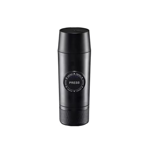 VXDEFP Kaffeemaschinen,Tragbare Kaffeemaschine, Auto-Kaffeemaschine for Camping – Kleine elektrische, tragbare elektrische Espressomaschine(Noir) von VXDEFP