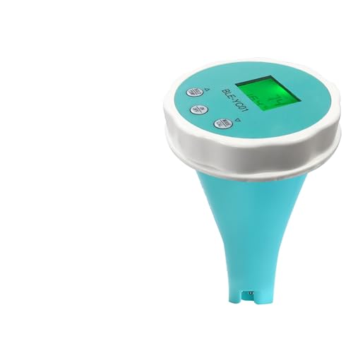 VXDEFP PH Messgerät, 6 in1 Wasserqualitätsdetektor PH EC TDS ORP Temperatur Chlor Multifunktions-Wassertester APP Online-Monitor for Schwimmbad(6 In 1) von VXDEFP