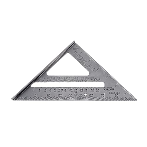 Verdickungswinkellineal Aluminiumlegierung Zimmermannsmaß Vierkantlineal Layoutwerkzeug Messwerkzeug Dreiecksregel 90 Grad von VXDEFP