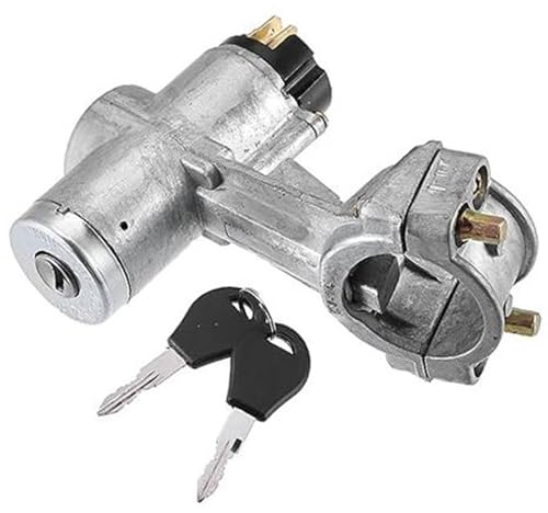 XEBRAD 1 Satz Zündschlosszylinder mit Schlüssel 48700-02W00, for NISSAN Zündschlossschloss von VXELY