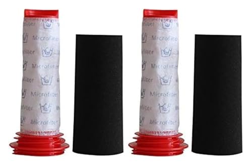 XEBRAD 2 waschbare Filter + Schaumstofffilter, waschbarer HEPA-Filter und, kompatibel mit 754176/754175/BCH6 Staubsauger-Zubehörset, 4-teilig Staubsaugerfilter von VXELY