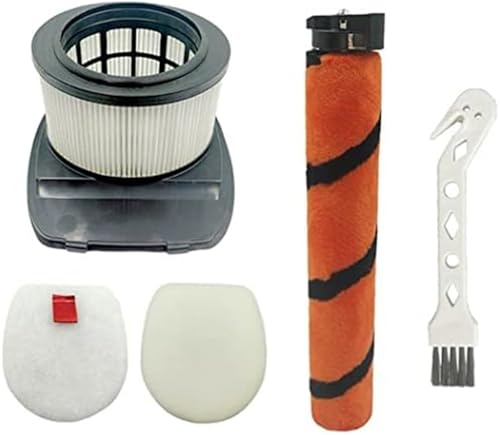 XEBRAD Ersatz-Set for Shark, for kabellosen Handstaubsauger IC300 IZ251UK IZ201UK IZ202SM, Rollenbürste, Hepa-Filter, Schwammfilter, Reinigungsbürste Staubsaugerfilter von VXELY