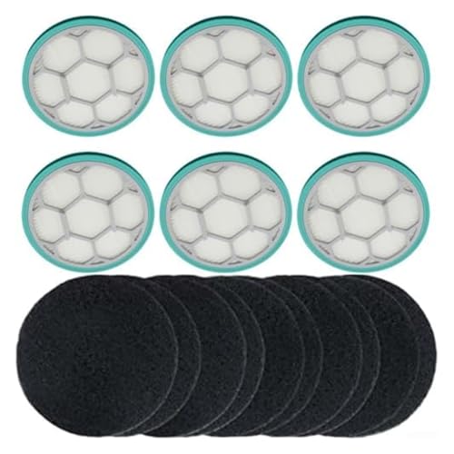 XEBRAD Hepa-Filterschwamm, Haustierpflegeset, Staubsauger-Teile-Werkzeugsatz, Staubsauger-Ersatzteile, for Hepa-Filterschwämme Zubehör Staubsaugerfilter(BLACK B) von VXELY