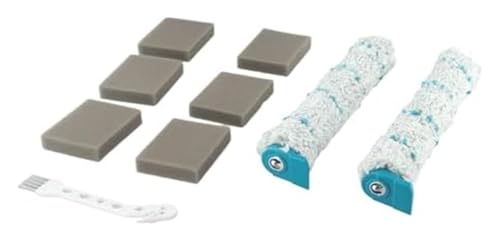 XEBRAD Reinigungsbürsten-Set for Rollenbürsten, Filterschwämme, Reinigungszubehör for Nassreiniger-Bürstenrollen und -Filter Staubsaugerfilter von VXELY