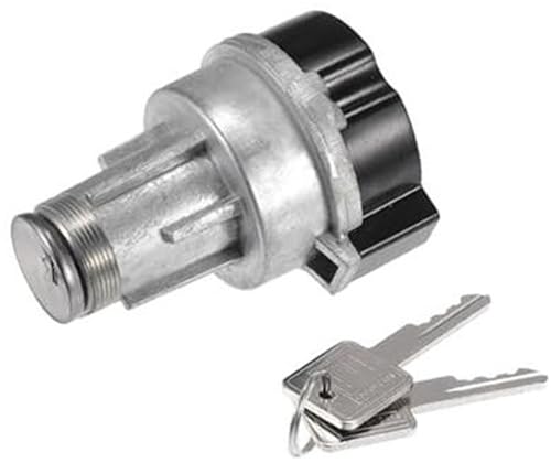 XEBRAD Zündschlosszylinder, Anlasserschalter mit Schlüsseln Nr. 1116683 -, for Chevrolet B60 1983-1991, Metall, Silberton, 1 Set Zündschlossschloss von VXELY