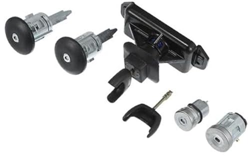 XEBRAD Zündschlosszylinder mit Schlüssel Nr. 6C1AV22050XB -, Transit Mk7 2006-2011, Metall, Silberton, 1 Satz Zündschlossschloss von VXELY