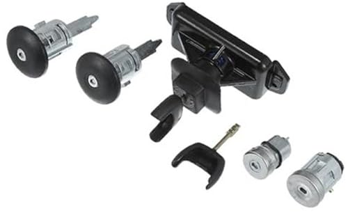 XEBRAD Zündschlosszylinder mit Schlüssel Nr. 6C1AV22050XB - for Ford, for Transit Mk7 2006-2011, Metall, Silberton, 1 Satz Zündschlossschloss von VXELY