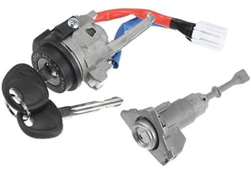 XEBRAD Zündschlosszylinder mit Schlüssel Nr. 81970-3XA00 - for Hyundai Elantra 2011-2015, Metall, Silberton, 1 Set Zündschlossschloss von VXELY