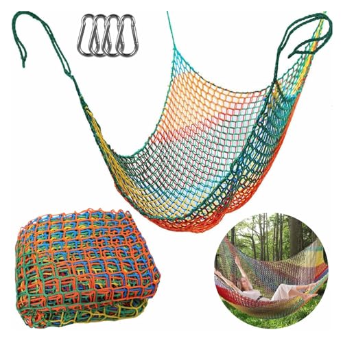 VXHCS Kletternetz für Outdoor Baumnetz Kletternetz für den Spielplatz Knotenloses Kletternetz Aus Polyester Sicherheitsnetz für Treppengeländer(4x5m) von VXHCS